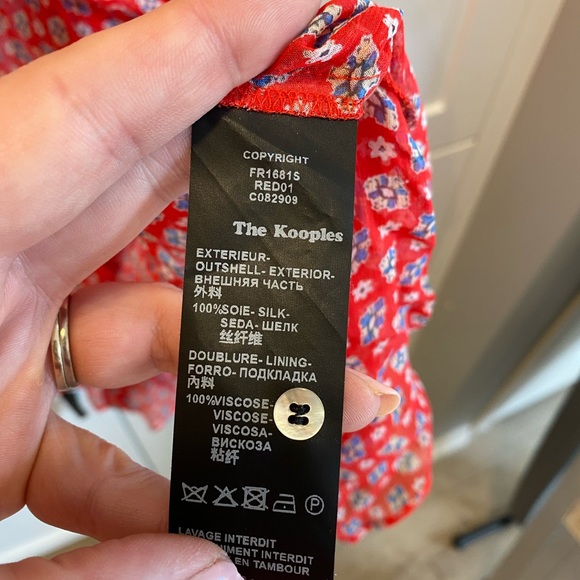 The Kooples silk sheer dress shell - Picture 5 of 7